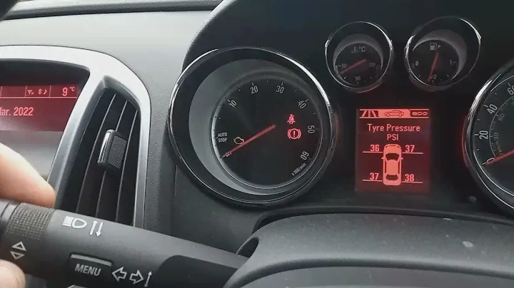 2015 Vauxhall Astra J hidden menu