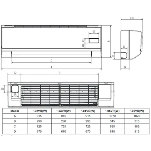 Фанкойл настенный General Climate GHW-03VR(X)