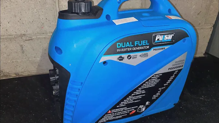 Checking out the  Pulsar PG2200BiS Dual Fuel Inverter Generator