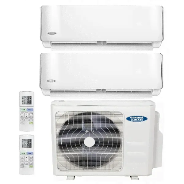 Мультисплит система GENERAL CLIMATE GC-MES09HRN1+GC-MES12HRN1/GU-M3EA21HN1-3