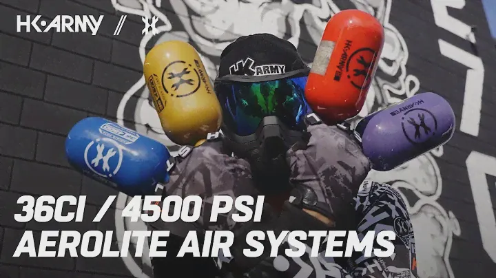36ci / 4500psi Paintball / Airsoft Air Systems from HK Army