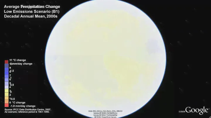 Climate Projections under a Low Emission Scenario