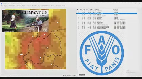 🔴CLIMATIC DATA || CLIMWAT 2.0 for CROPWAT | TEMPERATURE, HUMIDTY, WIND SPEED, SUNSHINE