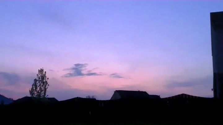 JVC PICSIO GC FM2 HD Time Lapse Test at 5sec Interval Sunset 04 14 11