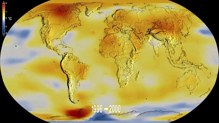 Global Temperature Anomalies from 1880 to 2019