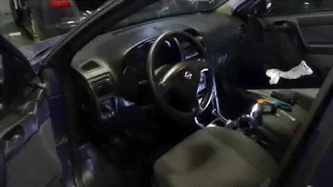 How to change backlight bulb in AC climate panel Opel Astra G