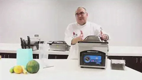 VP215 Chamber Vacuum Sealer with Chef Eric