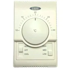 General Climate GR107D электронный термостат с механической регулировкой, пульт управления двухтрубным фанкойлом