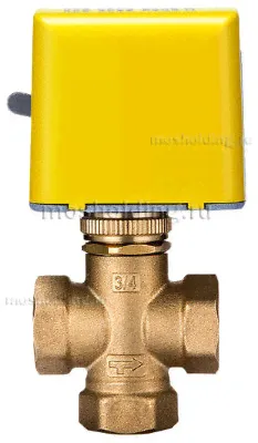 3-х ходовой клапан General Climate GVM-2320A3 (3/4") с электроприводом-0